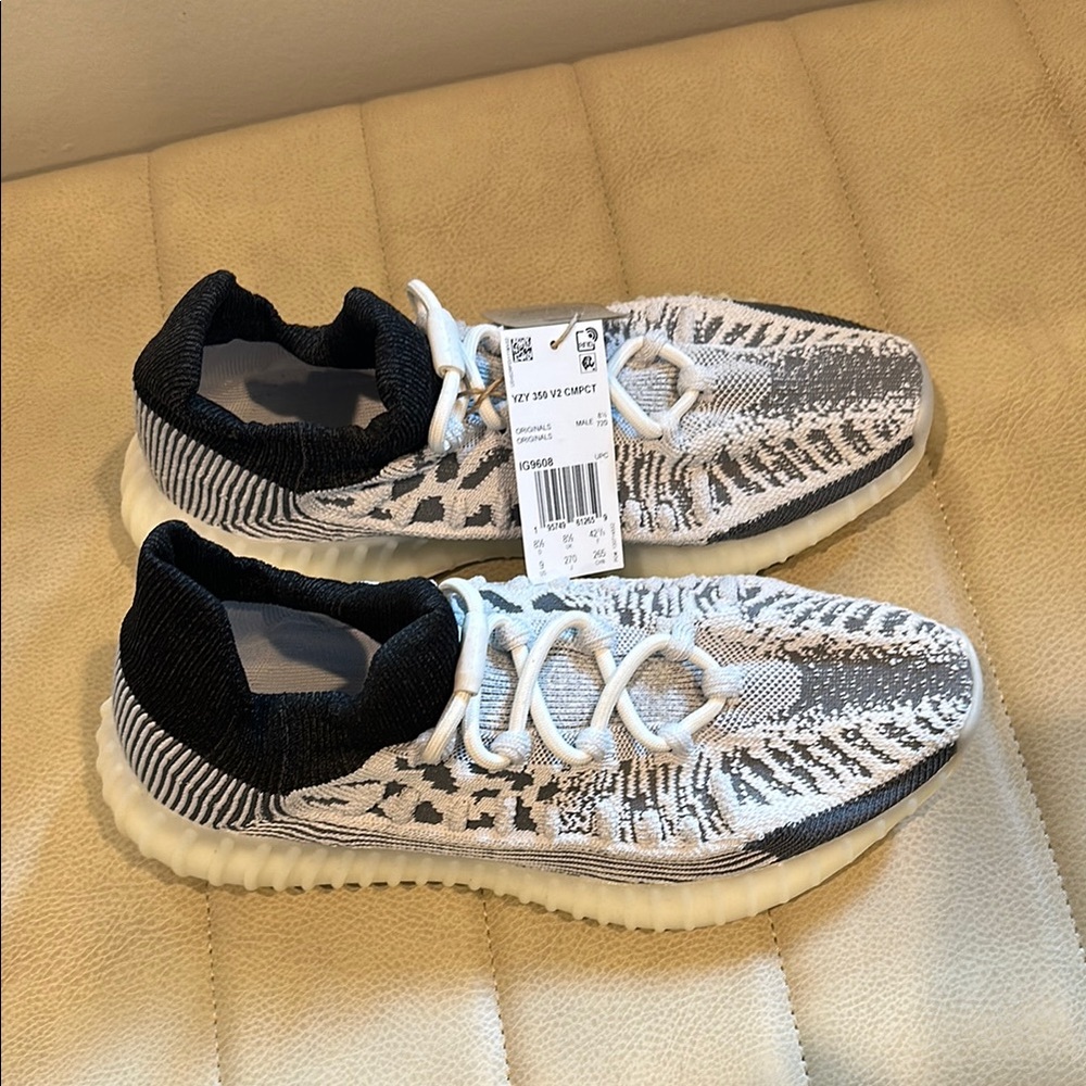 Adidas Yeezy Boost 350 V2 in Black and White